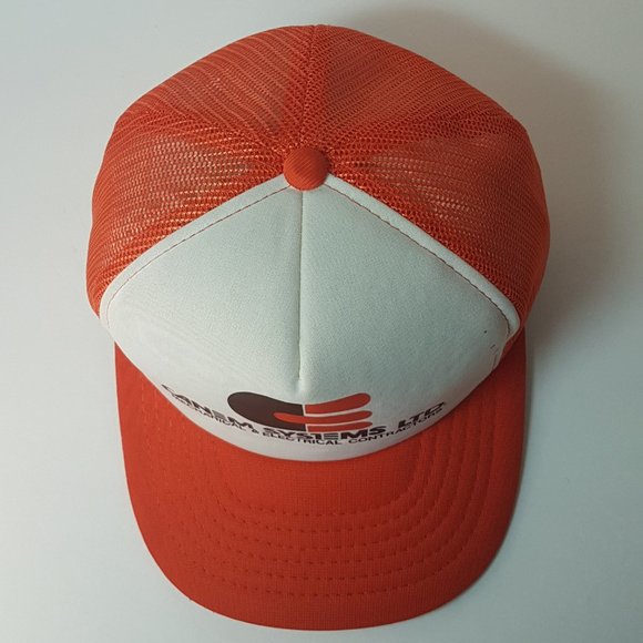 Vintage 80s CANEM SYSTEMS Hat Snapback Trucker Hat Classic Cap Alberta Edmonton - Picture 12 of 16